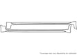 vue Avery Dennison Clear Bra Door Cup Precut PPF Diagram