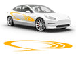 3M Sunflower Yellow Saturns Rings Body Graphic~Full Side Auto Decal Kit~0