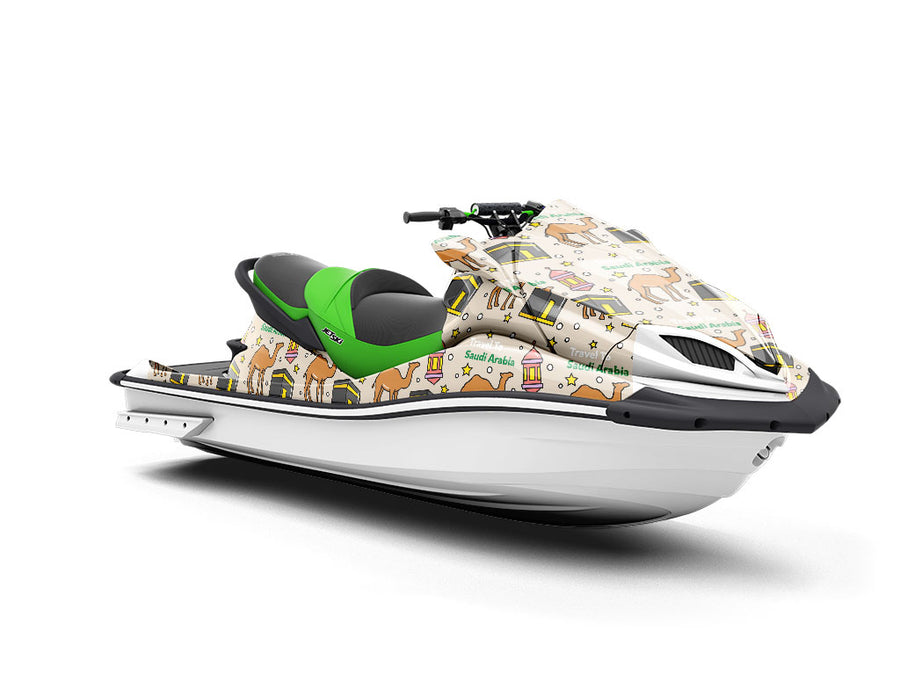 Saudi Citizens Animal Jet Ski Vinyl Customized Wrap