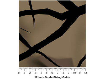 Savage Fall Camouflage Vinyl Film Pattern Size 12 inch Scale~Rwraps Savage Fall Camouflage Sizing Chart~2