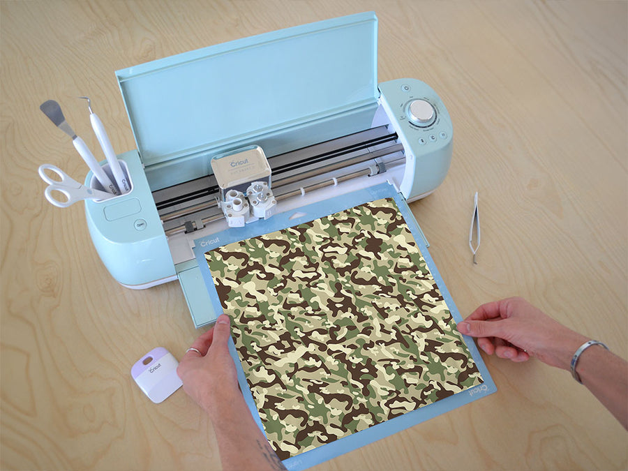 savanna grass camouflage Cricut Compatible Vinyl
