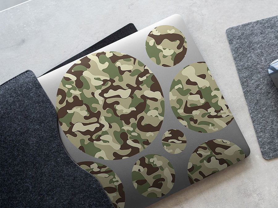 savanna grass camouflage DIY Laptop Stickers