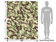 Savanna Grass Camouflage Vehicle Wrap Scale~Rwraps Series 914 Savanna Grass Camouflage Measurements~2