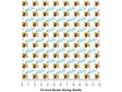 Say Hello Americana Vinyl Film Pattern Size 12 inch Scale~Rwraps Say Hello Americana Sizing Chart~3