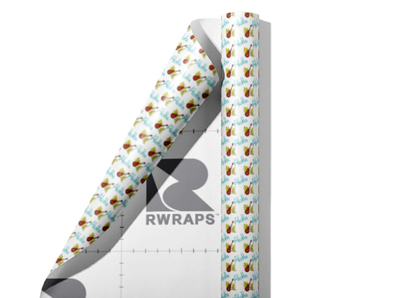 Say Hello Americana Wrap Film Sheets~Rwraps Series 914 Say Hello Americana Scrolled Sheet~4