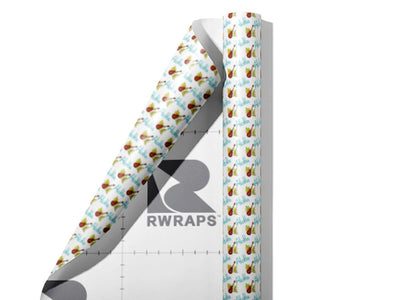 Say Hello Americana Wrap Film Sheets~Rwraps Series 914 Say Hello Americana Scrolled Sheet~4