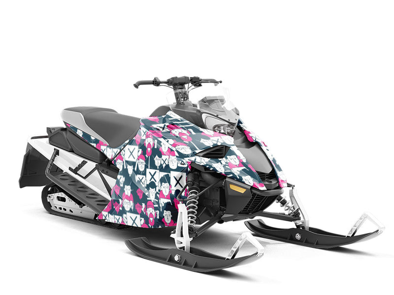 Say No Americana Custom Wrapped Snowmobile