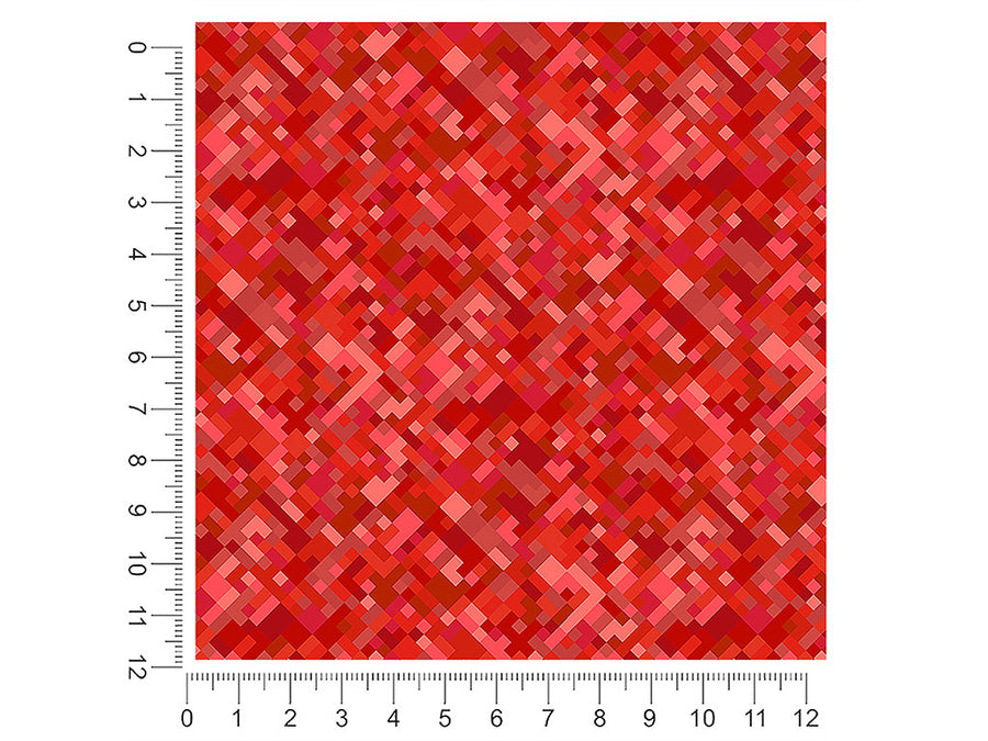 scarlet envy pixel 1ft x 1ft Craft Sheets