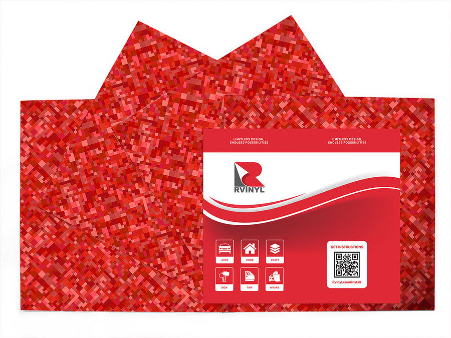 scarlet envy pixel Craft Vinyl Sheet Pack