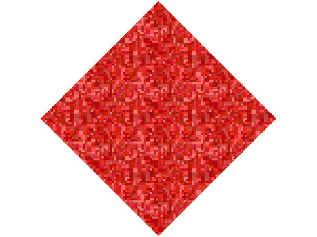 Scarlet Envy Pixel Vinyl Wrap Pattern