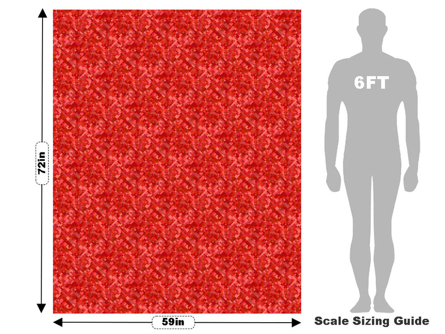 Scarlet Envy Pixel Vehicle Wrap Scale~Rwraps Series 914 Scarlet Envy Pixel Measurements~1