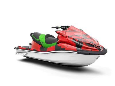 Scarlet Woodland Camouflage Jet Ski Vinyl Customized Wrap