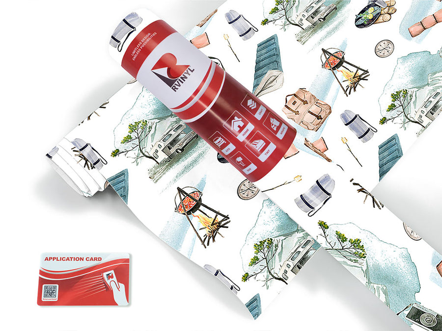 scenic route camping Craft Vinyl Roll