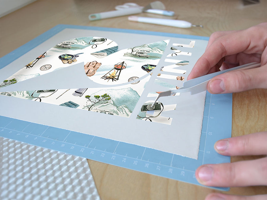 scenic route camping Easy Weed Craft Vinyl