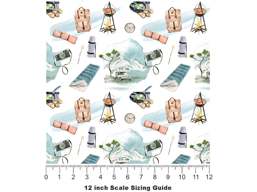 Scenic Route Camping Vinyl Film Pattern Size 12 inch Scale~Rwraps Scenic Route Camping Sizing Chart~2