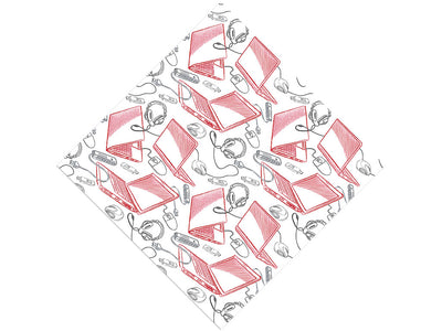 School Notebook Technology Vinyl Wrap Pattern~Rwraps Series 914 Digitally Printed Vinyl Wrap~0