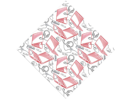 School Notebook Technology Vinyl Wrap Pattern~Rwraps Series 914 Digitally Printed Vinyl Wrap~0