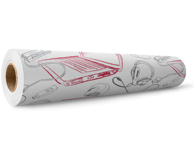 School Notebook Technology Wrap Film Wholesale Roll~Rwraps Series 914 Digitally Printed Vinyl Roll~5