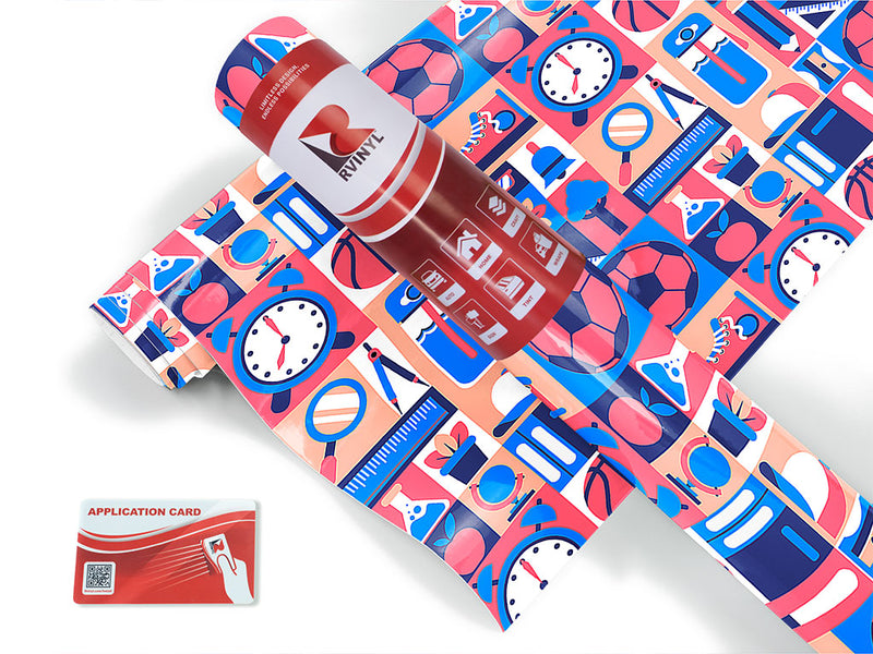 school sports mosaic Craft Vinyl Roll