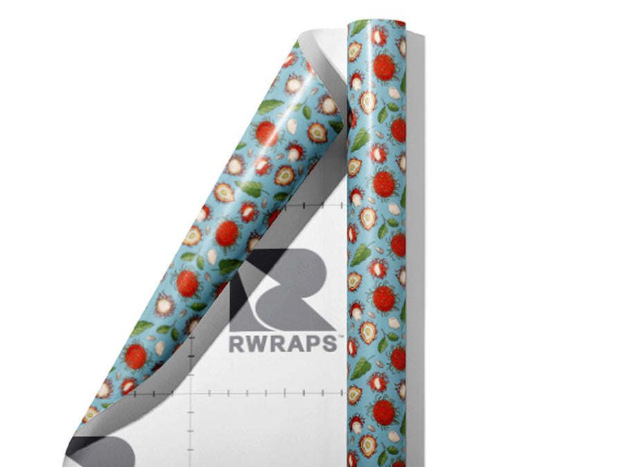 Schoolboy Variety Fruit Wrap Film Sheets~Rwraps Series 914 Schoolboy Variety Fruit Scrolled Sheet~3