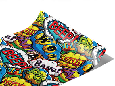 Sci-Fi Comic Sticker Bomb Vinyl Wraps~Rwraps Series 914 Digitally Printed Vinyl Wrap~1