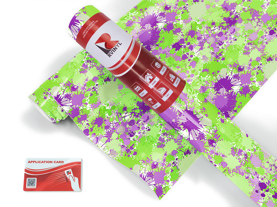 science and visions paint splatter Craft Vinyl Roll
