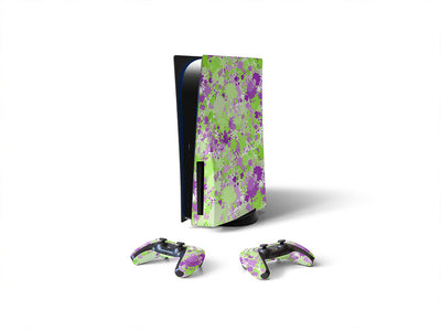 science and visions paint splatter Sony PS5 DIY Skin