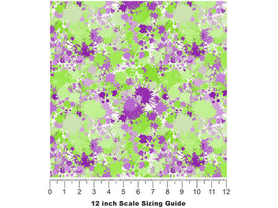 Science and Visions Paint Splatter Vinyl Film Pattern Size 12 inch Scale~Rwraps Science and Visions Paint Splatter Sizing Chart~2