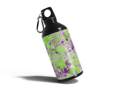 science and visions paint splatter Water Bottle DIY Stickers