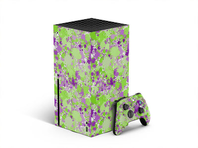 science and visions paint splatter XBOX DIY Decal