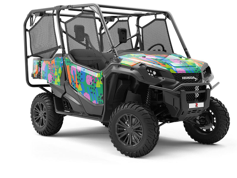 Scientific Amalgamation Abstract Utility Vehicle Vinyl Wrap