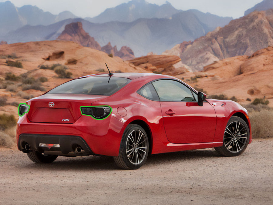 fr-s Tail Light Tint Installation Points