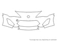 fr-s Avery Dennison Clear Bra Bumper Precut PPF Diagram