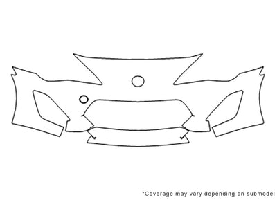 fr-s Avery Dennison Clear Bra Bumper Precut PPF Diagram