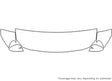 fr-s 3M Clear Bra Hood Precut PPF Diagram