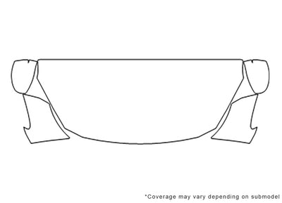 ia Avery Dennison Clear Bra Hood Precut PPF Diagram