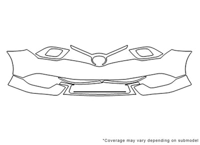 im Avery Dennison Clear Bra Bumper Precut PPF Diagram