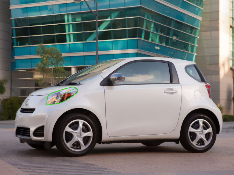 scion iq 2012-2015 Headlight Protection Installation Location
