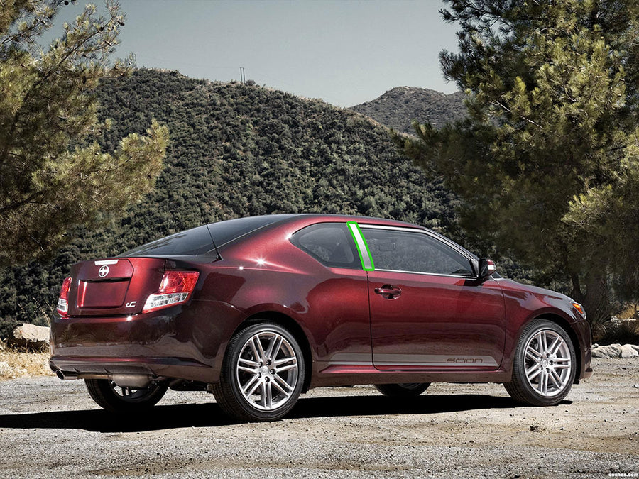 scion tc 2005-2010 Pillar Post Trim Installation Location