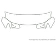 tc Avery Dennison Clear Bra Hood Precut PPF Diagram