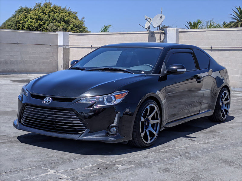 scion tc 2011-2016 Brushed Aluminum Black Pillar Trim