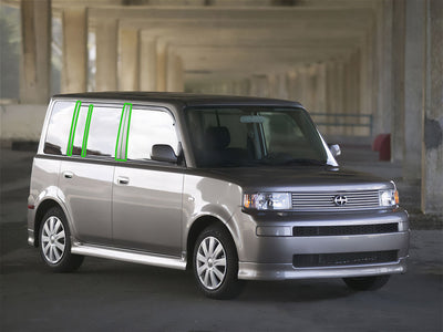 scion xb 2004-2006 Pillar Post Trim Installation Location