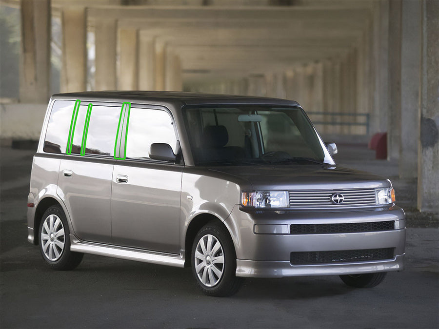 scion xb 2004-2006 Pillar Post Trim Installation Location