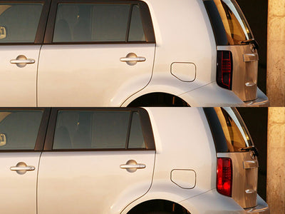 xb Before and After Smoked Taillights
