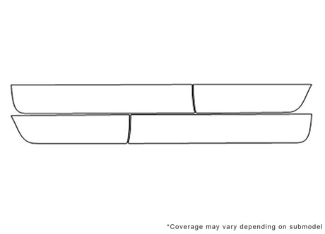 xb 3M Clear Bra Door Cup Precut PPF Diagram