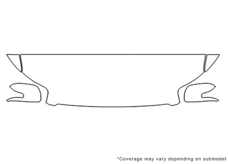 xb 3M Clear Bra Hood Precut PPF Diagram