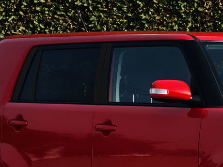 scion xb 2008-2015 Carbon Fiber Pillar Cover Diagram