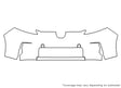 xb Avery Dennison Clear Bra Bumper Precut PPF Diagram