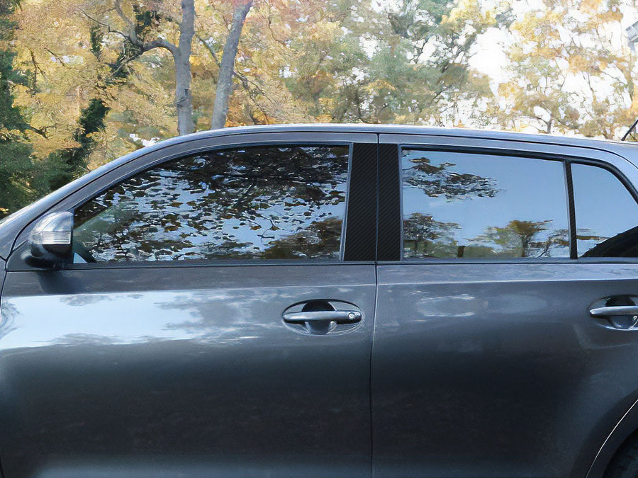 scion xd 2008-2014 Carbon Fiber Pillar Cover Diagram