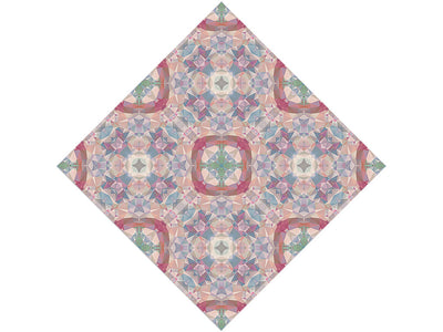 Scooped Bouquet Tile Vinyl Wrap Pattern